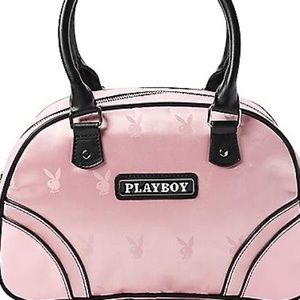 PLAYBOY PINK LOGO HANDBAG